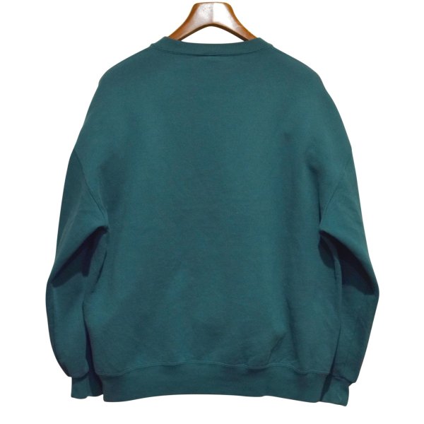 画像3: 90'ｓ【USA製】【RUSSELL】ラッセル 【ビンテージ】緑【無地】【クルーネック】前V スウェット【サイズＸL】 