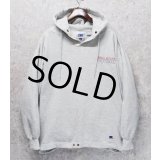 90’ｓ〜【ビンテージ】【ラッセル】PRO COTTON【OHIO STATE FOOTBALL】スナップボタン付き【グレー】パーカー【サイズＸＬ】 