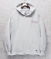 90’ｓ〜【ビンテージ】【ラッセル】PRO COTTON【OHIO STATE FOOTBALL】スナップボタン付き【グレー】パーカー【サイズＸＬ】 