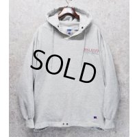 90’ｓ〜【ビンテージ】【ラッセル】PRO COTTON【OHIO STATE FOOTBALL】スナップボタン付き【グレー】パーカー【サイズＸＬ】 