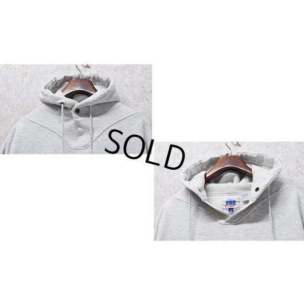 画像3: 90’ｓ〜【ビンテージ】【ラッセル】PRO COTTON【OHIO STATE FOOTBALL】スナップボタン付き【グレー】パーカー【サイズＸＬ】 
