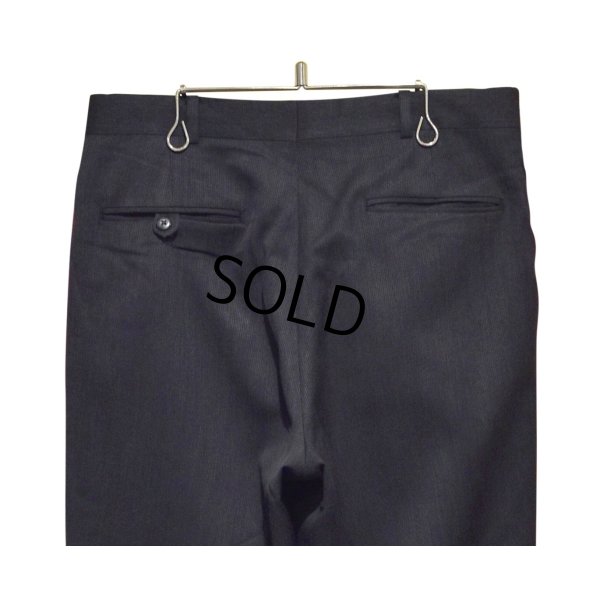 画像5: ビンテージ【pierre cardin】ピエールカルダン【チャコール】２タック【ウールスラックス】【ウールパンツ】【W32】 