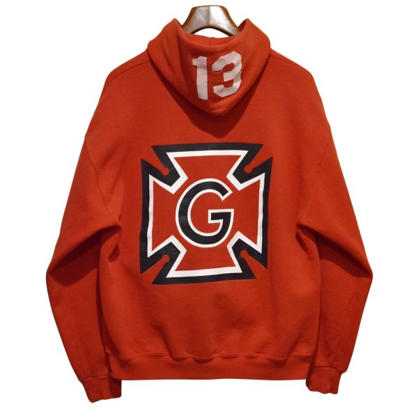 画像3: 90'ｓ【メキシコ製】【RUSSELL】ラッセル 【ビンテージ】赤【GRINNEL SOCCER】サッカーチーム【パーカー】【サイズL】 