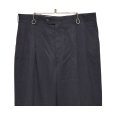 画像4: ビンテージ【pierre cardin】ピエールカルダン【チャコール】２タック【ウールスラックス】【ウールパンツ】【W32】<br> (4)