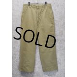 70's【ビンテージ】U.S.ARMY【米軍実物】【チノパンツ】【サイズ 33x29】 