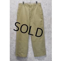 70's【ビンテージ】U.S.ARMY【米軍実物】【チノパンツ】【サイズ 33x29】 