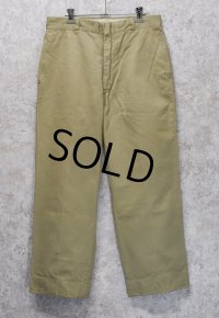 70's【ビンテージ】U.S.ARMY【米軍実物】【チノパンツ】【サイズ 33x29】 