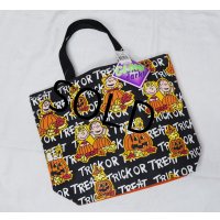 デッドストック 90's USA製 【ビンテージ】【ピーナッツ】スヌーピー【ハロウィン】マチ付き【トートバッグ】 