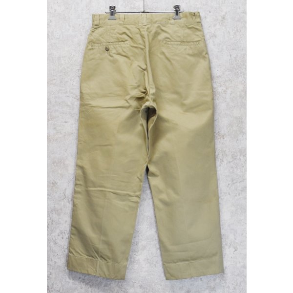 画像5: 70's【ビンテージ】U.S.ARMY【米軍実物】【チノパンツ】【サイズ 33x29】 