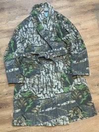 ビンテージ リアルツリーカモフリースガウン【ローブ】サイズXL  