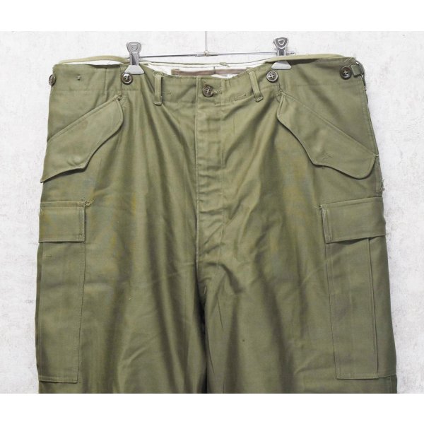 画像3: デッドストック 50's【u.s.army】ビンテージ【米軍実物】【M-51】ライナー付き【フィールドパンツ】フィールドトラウザーズ【カーゴパンツ】【L-R】 