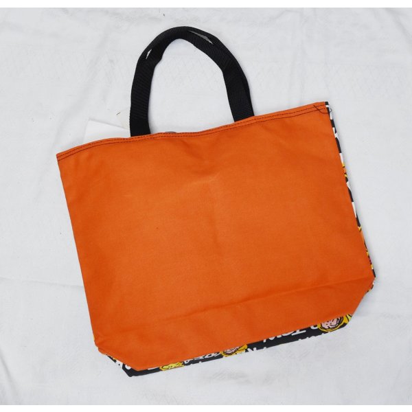 画像3: デッドストック 90's USA製 【ビンテージ】【ピーナッツ】スヌーピー【ハロウィン】マチ付き【トートバッグ】 