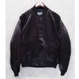 画像3: デッドストック【80's】【ビンテージ】【UPSTREAM】【マイケルジャクソン】黒【サテンスタジャン】サテンブルゾン【M程度】<br> (3)