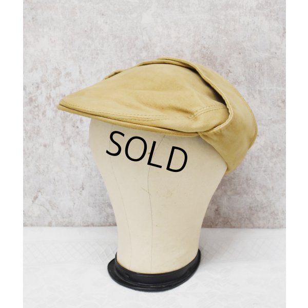 画像1: イングランド製【ビンテージ】L.L.Bean【LLビーン】ベージュ【モールスキン】【キャスケット】 