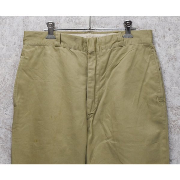 画像3: 70's【ビンテージ】U.S.ARMY【米軍実物】【チノパンツ】【サイズ 33x29】 