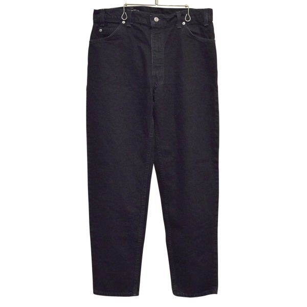 画像1: 90's【USA製】【ビンテージ】【LEVI'S】【リーバイス５５０】550 黒 デニムパンツ ブラックデニム【36ｘ32】 