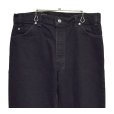 画像3: 90's【USA製】【ビンテージ】【LEVI'S】【リーバイス５５０】550 黒 デニムパンツ ブラックデニム【36ｘ32】<br> (3)