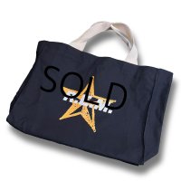 デッドストック 90's USA製【ビンテージ】【BAY SIDE】ベイサイド【R.E.M.】アール・イー・エム　缶バッジ付き【トートバッグ】 