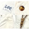 画像3: 70's【ビンテージ】【Lee】【リー】ホワイト 白【ペインターパンツ】【W29程度】<br> (3)