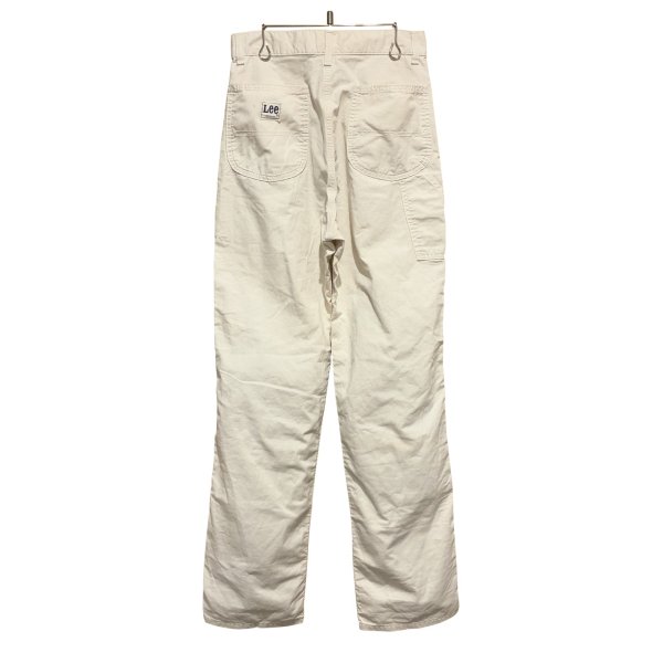 画像5: 70's【ビンテージ】【Lee】【リー】ホワイト 白【ペインターパンツ】【W29程度】 