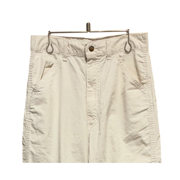 画像4: 70's【ビンテージ】【Lee】【リー】ホワイト 白【ペインターパンツ】【W29程度】 