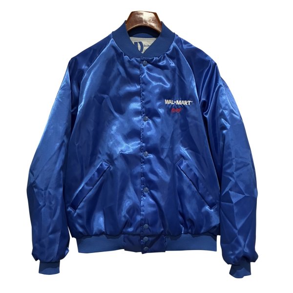 画像1: 【USA製】【ビンテージ】【Dunbrooke 】ダンブルック【WALMART】青【ナイロンジャケット】【スタジャン】【サイズＸＬ】 
