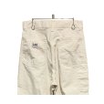 画像1: 70's【ビンテージ】【Lee】【リー】ホワイト 白【ペインターパンツ】【W29程度】<br> (1)