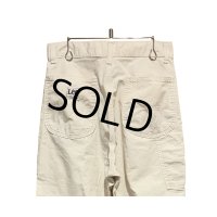 70's【ビンテージ】【Lee】【リー】ホワイト 白【ペインターパンツ】【W29程度】 