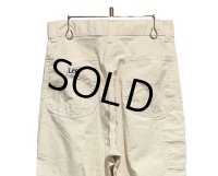 70's【ビンテージ】【Lee】【リー】ホワイト 白【ペインターパンツ】【W29程度】 