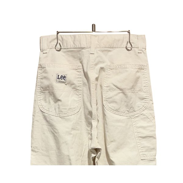 画像1: 70's【ビンテージ】【Lee】【リー】ホワイト 白【ペインターパンツ】【W29程度】 