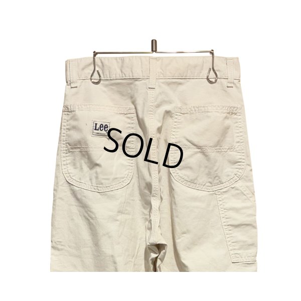 画像1: 70's【ビンテージ】【Lee】【リー】ホワイト 白【ペインターパンツ】【W29程度】 