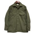 画像1: 程度良好!!【80's】【米軍実物】【ビンテージ】【U.S.ARMY】OG507【ユーティリティシャツ】【15 1/2ｘ33】<br> (1)