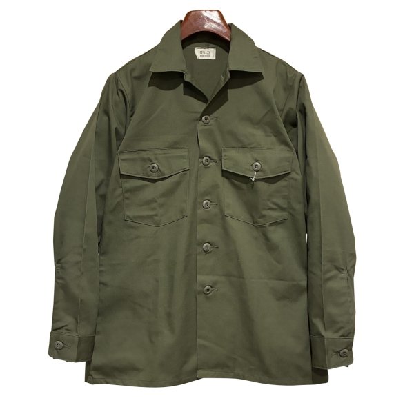 画像1: 程度良好!!【80's】【米軍実物】【ビンテージ】【U.S.ARMY】OG507【ユーティリティシャツ】【15 1/2ｘ33】 