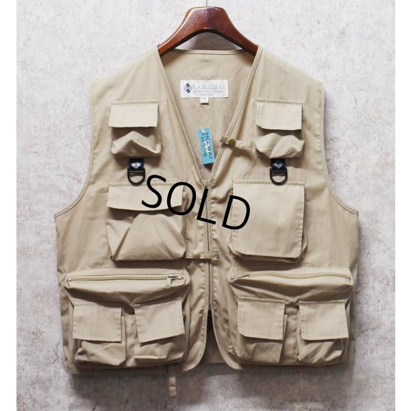 画像1: 【ビンテージ】【コロンビア】【PFG】Performance Fishing Gear【ベージュ】【フィッシングベスト】【サイズL】 