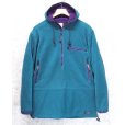 画像1: 90's 【L.L.Bean】ビンテージ【ＬＬビーン】ポーラテック【WIND BLOCK SERIES】エメラルド【ハーフジップフリースパーカー】アノラック【W-L程度】<br> (1)