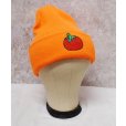 画像9: デッドストック【ビンテージ】【PORT＆COMPANY】ポート&カンパニー PLOJECT PAULIE【蛍光オレンジ】【トマトワッペン】 【ニットキャップ】【ニット帽】 <br> (9)