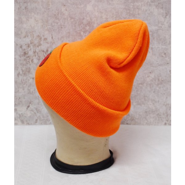 画像6: デッドストック【ビンテージ】【PORT＆COMPANY】ポート&カンパニー PLOJECT PAULIE【蛍光オレンジ】【トマトワッペン】 【ニットキャップ】【ニット帽】  