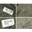 画像2: デッドストック【60's】【U.S.ARMY】【米軍実物】【ビンテージ】平ボタン【ユーティリティシャツ】【14 1/2×33】<br> (2)