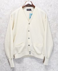 90's【ビンテージ】【Par Four】【白】【アクリルカーディガン】【サイズXL】 