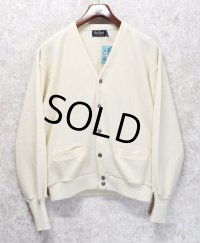 90's【ビンテージ】【Par Four】【白】【アクリルカーディガン】【サイズXL】 