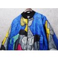 画像3: ビンテージ【GDT TOO】【ピカソ】黄色い背景の女 総柄【ポリブルゾン】ジップアップブルゾン ワンサイズ <br> (3)