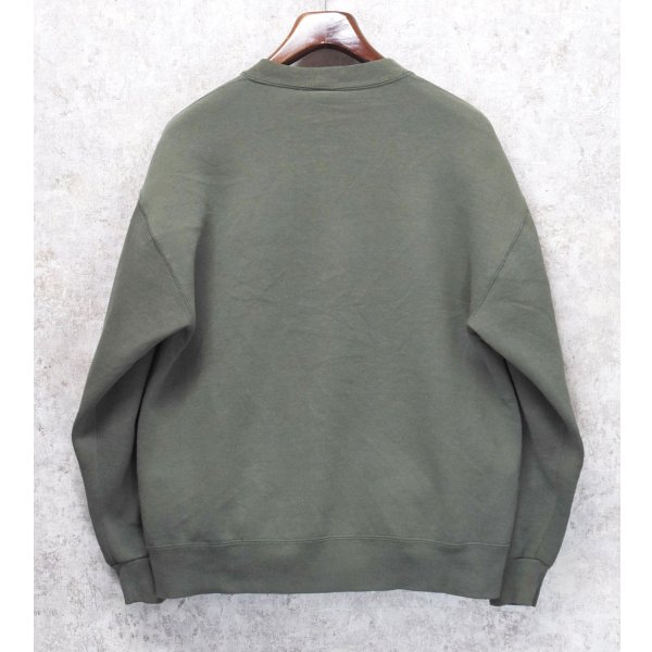 画像3: 90'ｓ【USA製】【RUSSELL】ラッセル 【ビンテージ】若草色【無地】【クルーネック】前V スウェット【サイズL】 