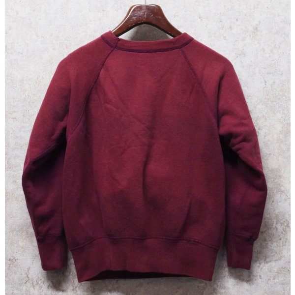 画像4: 60's【ビンテージ】【DENVER UNIVERSITY】デンバー大学【フロッキープリント】カレッジロゴ【エンジ】【スウェット】【サイズL程度】 