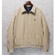 画像1: ビンテージ【ラルフローレン】【RALPH LAUREN】【ベージュ】【スウィングトップ】【ジップアップブルゾン】【サイズXＬ】<br> (1)