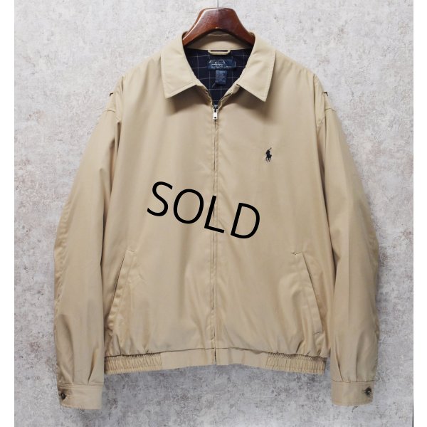 画像1: ビンテージ【ラルフローレン】【RALPH LAUREN】【ベージュ】【スウィングトップ】【ジップアップブルゾン】【サイズXＬ】 