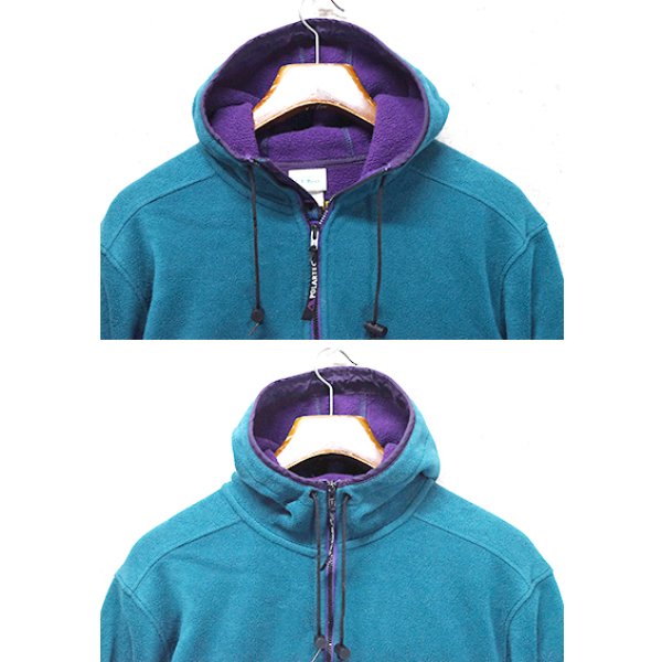 画像3: 90's 【L.L.Bean】ビンテージ【ＬＬビーン】ポーラテック【WIND BLOCK SERIES】エメラルド【ハーフジップフリースパーカー】アノラック【W-L程度】 