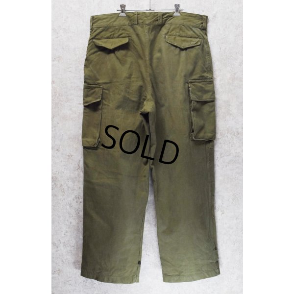 画像5: 【50'ｓ∼】【ビンテージ】【フランス軍】【フレンチアーミー】M47【M-47前期】サイズ39【フィールドトラウザーズ】【カーゴパンツ】【ｗ42程度】 