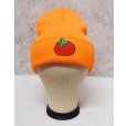 画像4: デッドストック【ビンテージ】【PORT＆COMPANY】ポート&カンパニー PLOJECT PAULIE【蛍光オレンジ】【トマトワッペン】 【ニットキャップ】【ニット帽】 <br> (4)