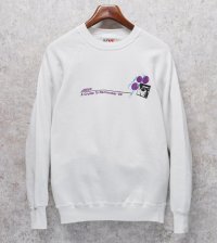 80’s【USA製】BW【BASSETT-WALKER】バセットウォーカー ビンテージ RSVP【風船】【白】スウェット サイズXL 