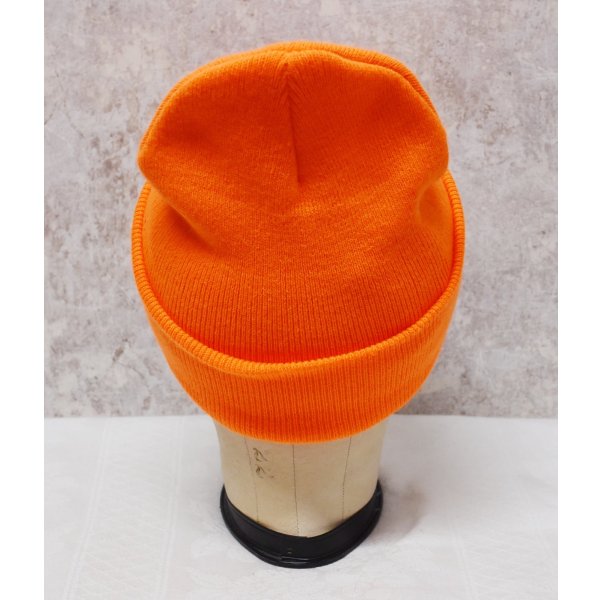 画像7: デッドストック【ビンテージ】【PORT＆COMPANY】ポート&カンパニー PLOJECT PAULIE【蛍光オレンジ】【トマトワッペン】 【ニットキャップ】【ニット帽】  